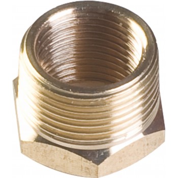 Bush Hex Reducing Brass 1/2 X 3/4
