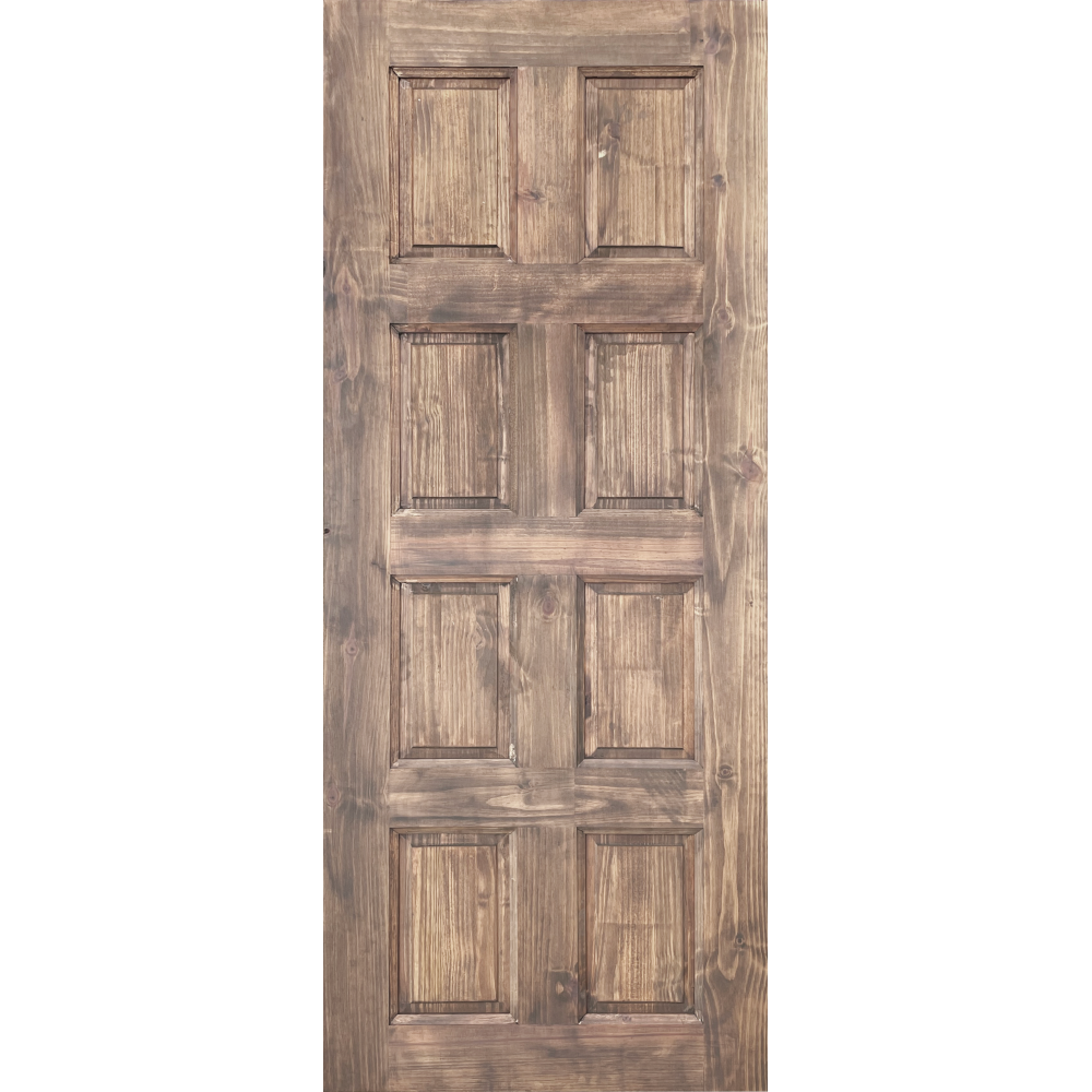 Door Pine 8 Panel Stained,  - Cashbuild Door Pine 8 Panel Stained,  - Cashbuild