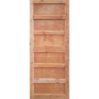 Door Pine 6 Panel F&l Imbuia Var