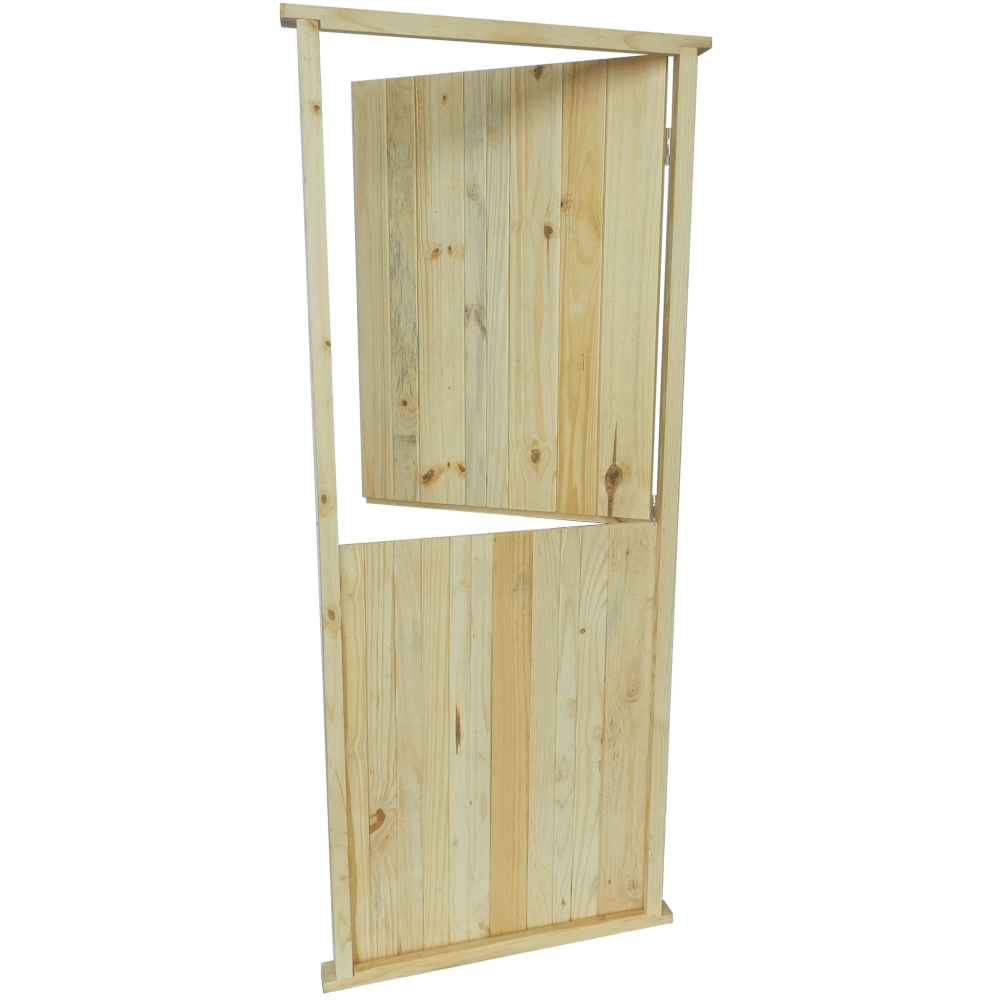 Door & Frame Hut Pine 38*76 Stable Door & Frame Hut Pine 38*76 Stable