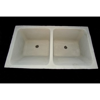 Wash Trough Concrete 1065 Double,  - Cashbuild
