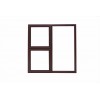 Window Frame Aluminium 28-Ptt1212 Bronze Clear Left Hand,  - Cashbuild
