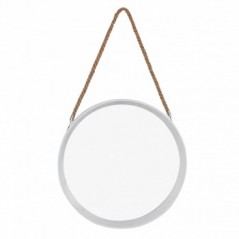 Home Quip White Beach Roped Mirror 37X37cm, Homequip - Cashbuild