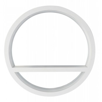 Home Quip White Shelf Mirror 45X45cm, Homequip - Cashbuild