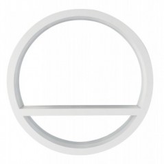 Home Quip White Shelf Mirror 45X45cm, Homequip - Cashbuild