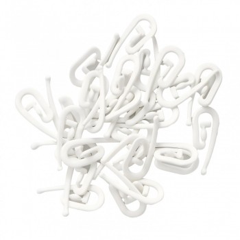 Curtain Track 50 White Nylon Hooks,  - Cashbuild