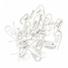 Curtain Track 50 White Nylon Hooks,  - Cashbuild