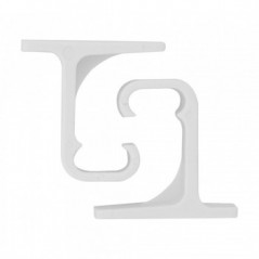 Curtain Track Plastic Single Brackets Quantity:2,  - Cashbuild