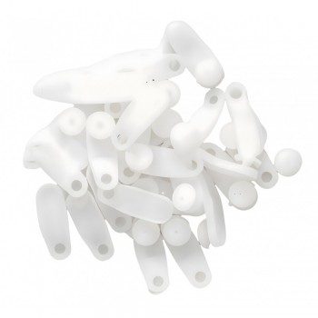 Curtain Track White Plastic Curtain Rail Gliders,  - Cashbuild