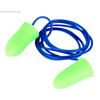 Hi-Vis Bullet Disposable Earplug Cored, Bova - Cashbuild
