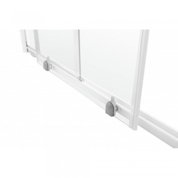 Entrée Shower Door Corner Entry White 880x880x1850mm, ENTRÉE - Cashbuild