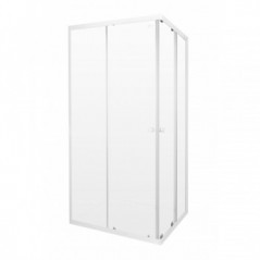 Entrée Shower Door Corner Entry White 880x880x1850mm, ENTRÉE - Cashbuild