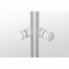 Entrée Shower Door Corner Entry White 880x880x1850mm, ENTRÉE - Cashbuild