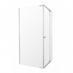 Entrée Shower Door Pivot And Return Panel Chrome 880x880x1850mm, ENTRÉE - Cashbuild