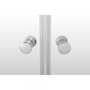 Entrée Shower Door Quarter Round Chrome 900x900x1850mm, ENTRÉE - Cashbuild