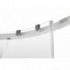Entrée Shower Door Quarter Round White 900x900x1850mm, ENTRÉE - Cashbuild