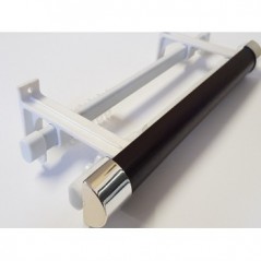 Double Curtain Track 2.0M Mahogany,  - Cashbuild