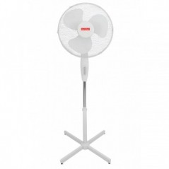 Fan Standing White 3 Blades 50W Motor Euro, EUROLUX - Cashbuild