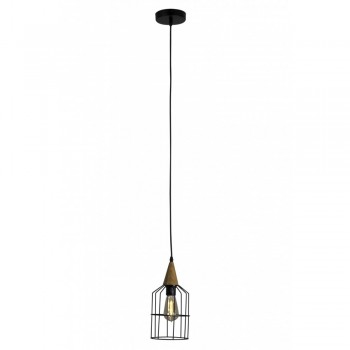 Pendant Vibrato Black 125mm Euro, EUROLUX - Cashbuild