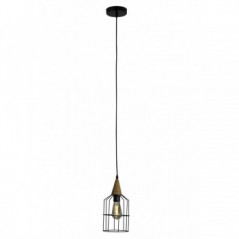 Pendant Vibrato Black 125mm Euro, EUROLUX - Cashbuild
