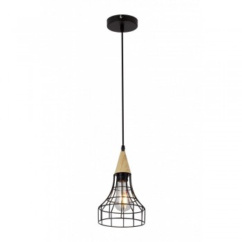 Pendant Vibrato Black 175mm Euro, EUROLUX - Cashbuild