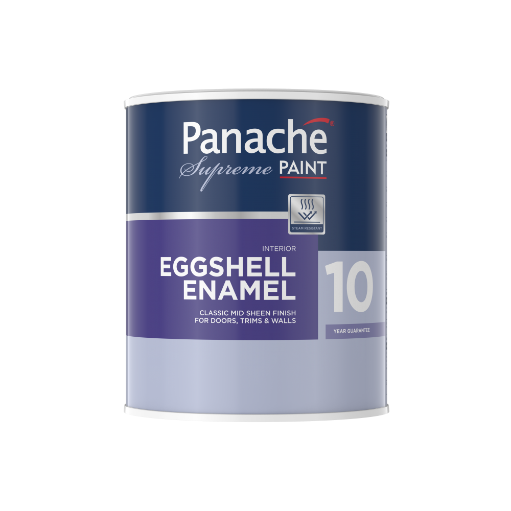 Panache Eggshell Enamel White 1L, Panache - Cashbuild Panache Eggshell Enamel White 1L, Panache - Cashbuild