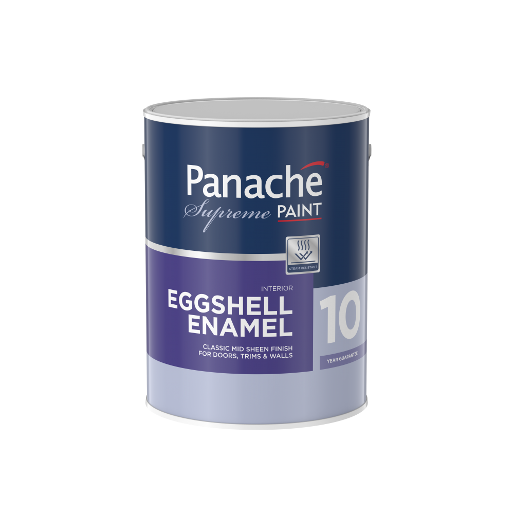 Panache Eggshell Enamel White 5L, Panache - Cashbuild Panache Eggshell Enamel White 5L, Panache - Cashbuild