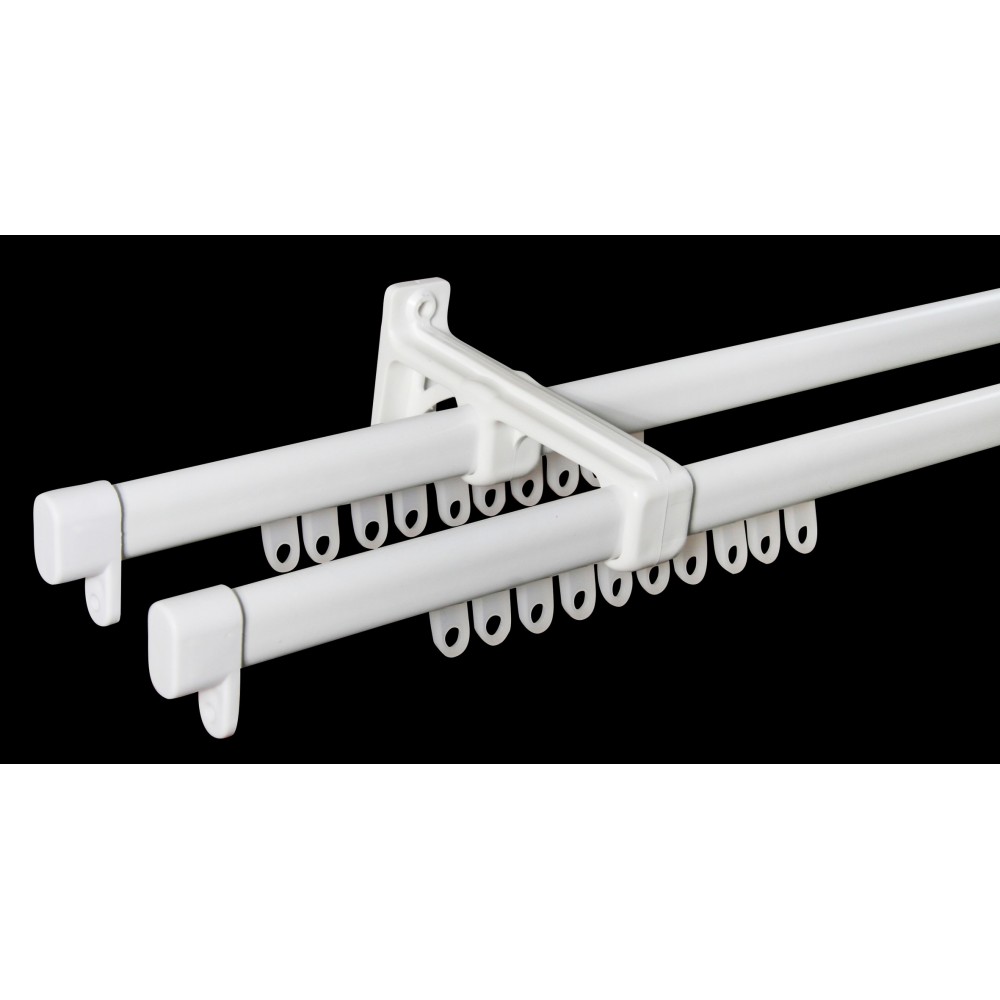 Double Curtain Track 1.0M, - Cashbuild Double Curtain Track 1.0M, - Cashbuild