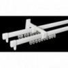 Double Curtain Track 2.0M,  - Cashbuild