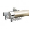 Double Curtain Track 2.5M German/Silver,  - Cashbuild