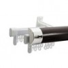 Double Curtain Track 2.5M Mahogany,  - Cashbuild