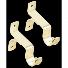 Brass Single Heavy Duty Bracket 25mm,  - Cashbuild