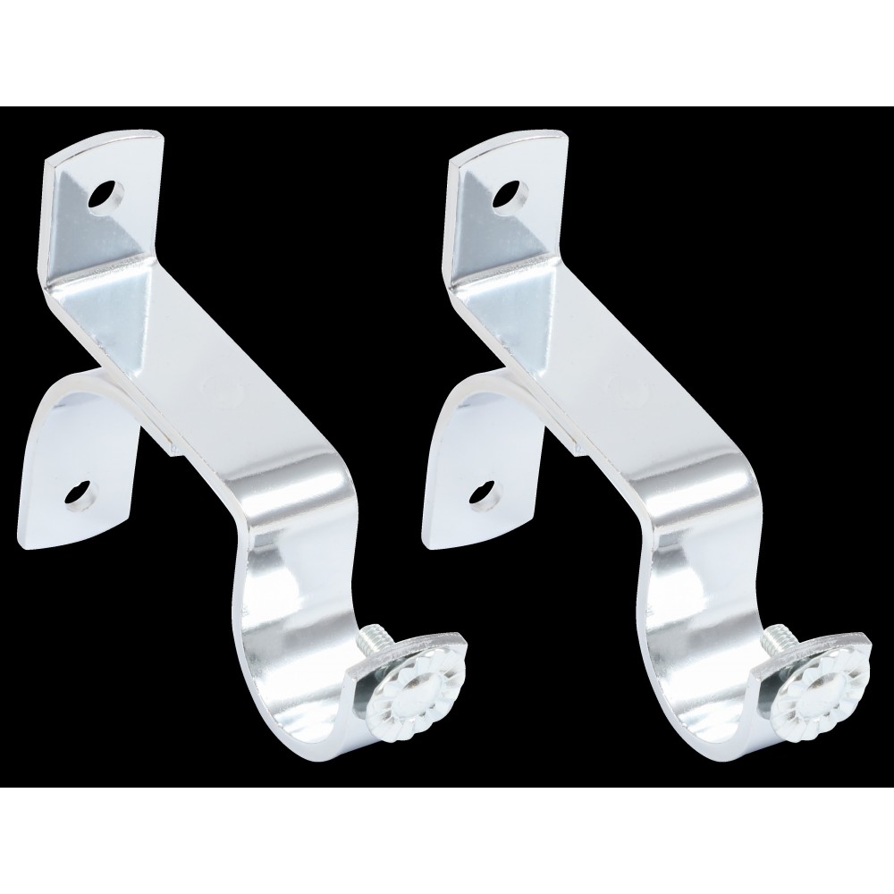 Chrome Single Heavy Duty Bracket 25mm, - Cashbuild Chrome Single Heavy Duty Bracket 25mm, - Cashbuild