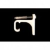 Curtain Track "C" Rail Sgl Brackets Quantity:2, KOHLAND - Cashbuild