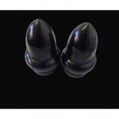 Curtain Track Black Finials Quantity:2,  - Cashbuild