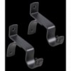Curtain Track Black Single Heavy Duty Bracket 25mm,  - Cashbuild