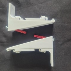 Poly Racer Double Curtain Track Bracket Quantity:2,  - Cashbuild