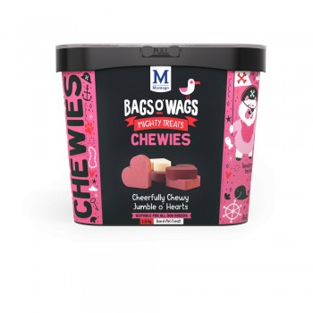 Montego Bags O' Wags Hearts Mix 1.5kg, Bags O' Wags - Cashbuild