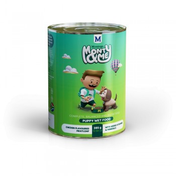 Montego Monty Me Puppy Wet Chicken 385G, Monty & Me - Cashbuild