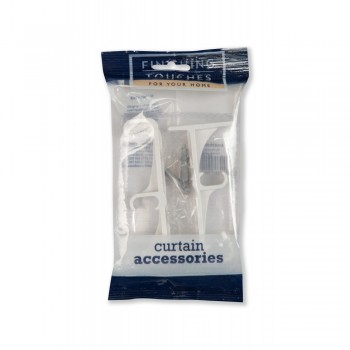 Curtain Track "C" Rail Single Brackets Quantity:2,  - Cashbuild