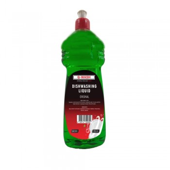 Q-Wash Dishwashing Liquid Green 750ml, Q-Wash - Cashbuild