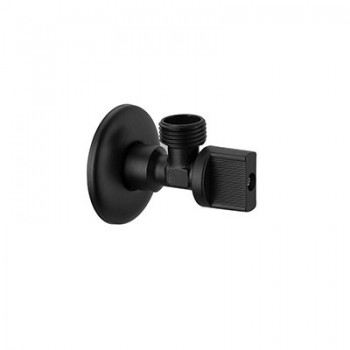 Angle Valve 1/2Inc X 1/2Inc Black, SPLASHWORKS - Cashbuild