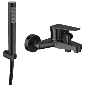 Lunalux Bath Mixer Black, ICON - Cashbuild