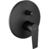 Lunalux Conc Divertor Shower Mixer Black, ICON - Cashbuild