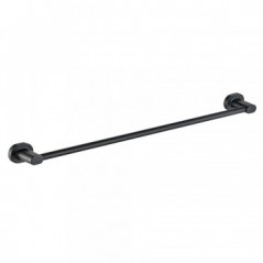 Raven Towel Rail Single 600mm Black, ICON - Cashbuild