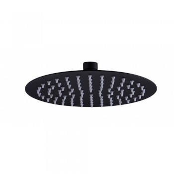 Rose Shower Round 6 Inch Black, ICON - Cashbuild