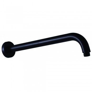 Shower Arm Lux Overhead Black, ICON - Cashbuild