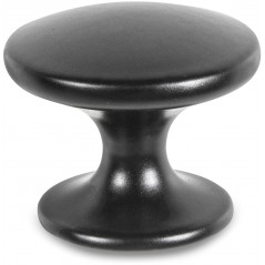 Samson  Knob Pearl Drop 30mm-Matt Black,  - Cashbuild