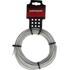 Steel Wire Rope 1.5 mm Clear Coated 25m, SAMSON - Cashbuild