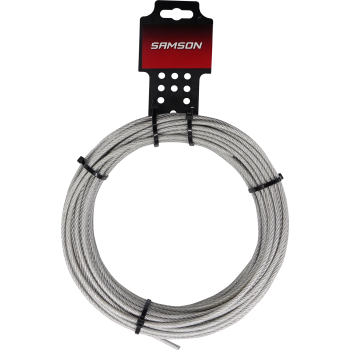 Steel Wire Rope 3.0 mm Clear Coated 25m, SAMSON - Cashbuild